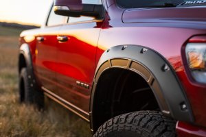 Ram 1500 Fender Flares - Rough Country - Defender - Sandstone - '19-'23